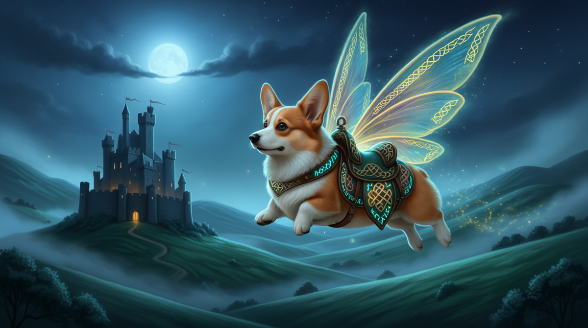 Как могли выглядеть мифологические корги. 