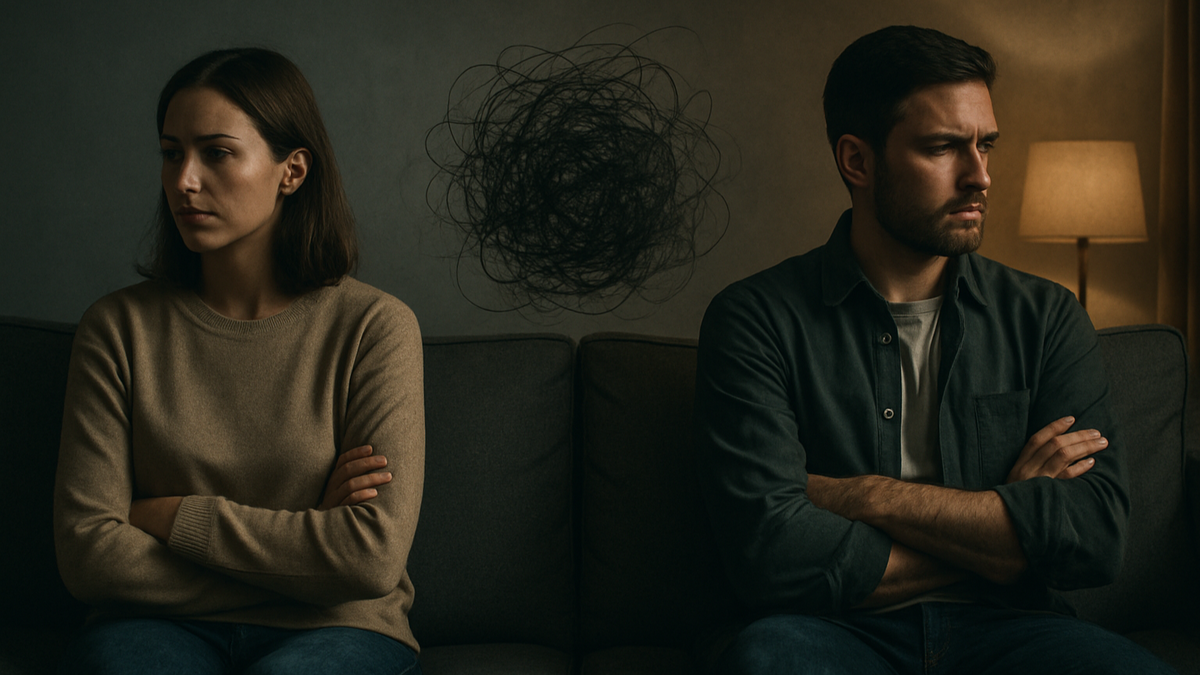 Обычно проблема — это не вы двое, а то невидимое, что встает между вами.