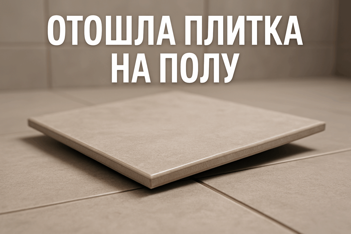   Отошла плитка на полу — как приклеить обратно Михаил Юрьевич