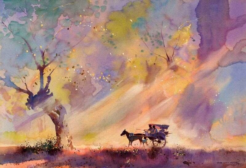 Художник Мьё Вин Онг