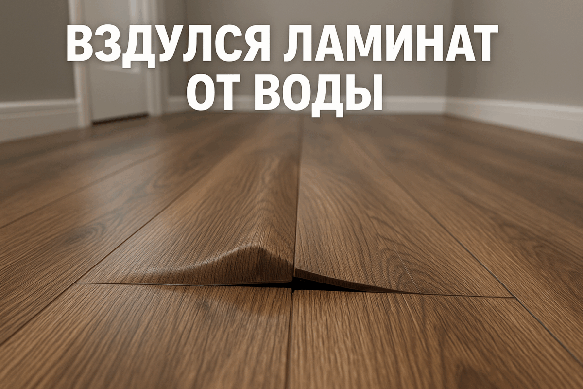    Вздулся ламинат от воды — можно ли починить Михаил Юрьевич