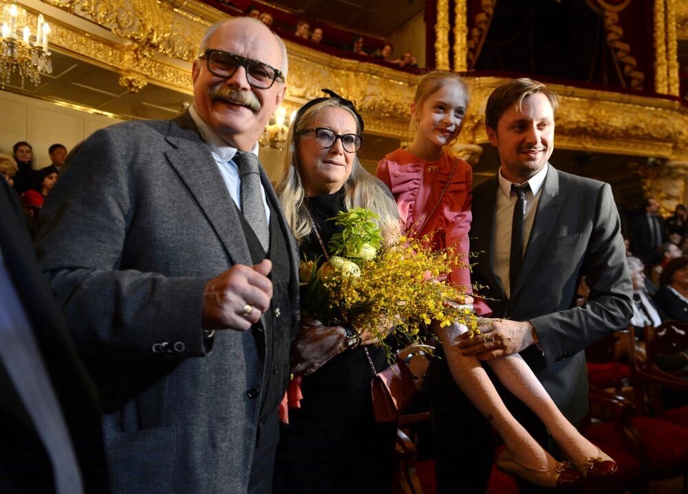    Никита Михалков, Татьяна Михалкова, Артем Михалков. Фото: РИА Новости/ Алексей Филиппов