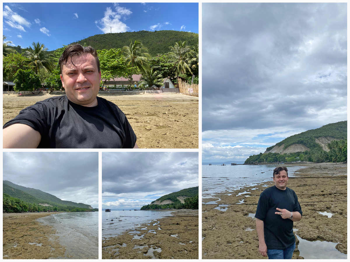 Фото с Тихим океаном.