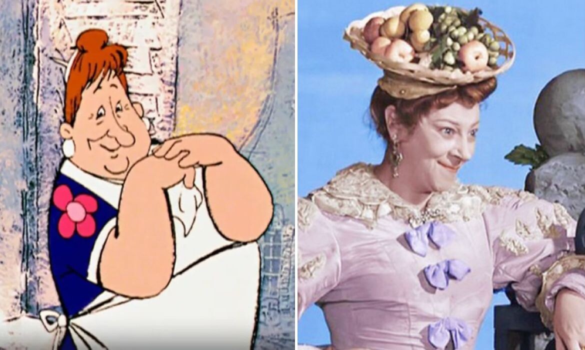 Фрекен Бок и Фаина Раневская в «Золушке».