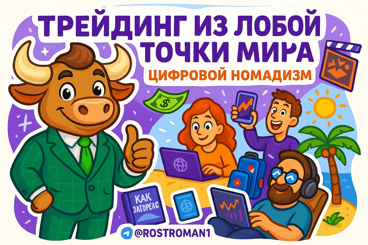    Трейдинг из любой точки мира: 7 ловушек цифрового номадизма, которые разоряют новичков РоСТ | Роман о Системном Трейдинге