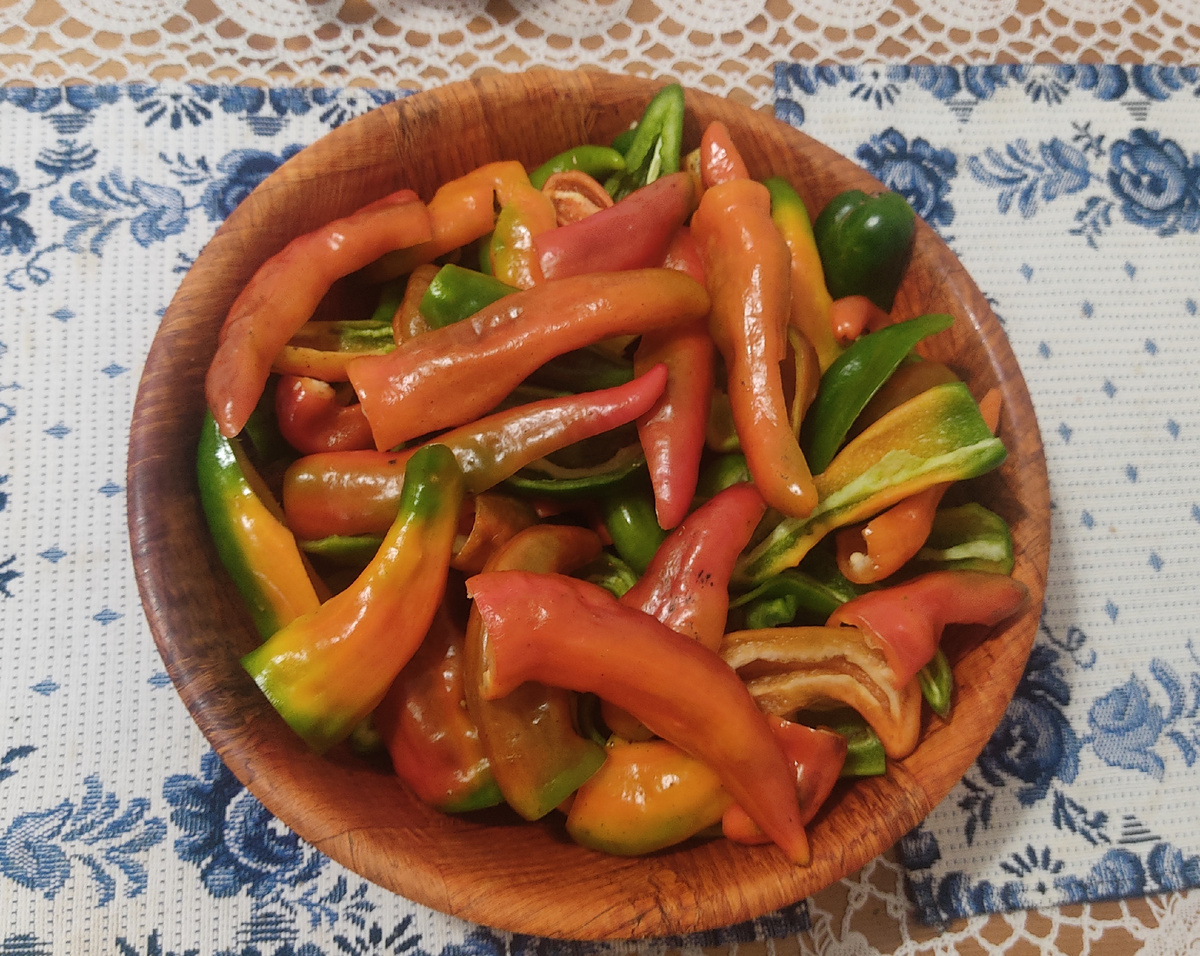 Последние перцы этого сезона