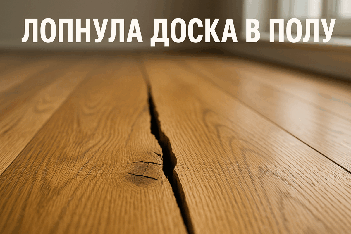    Лопнула доска в деревянном полу — ремонт без замены Михаил Юрьевич
