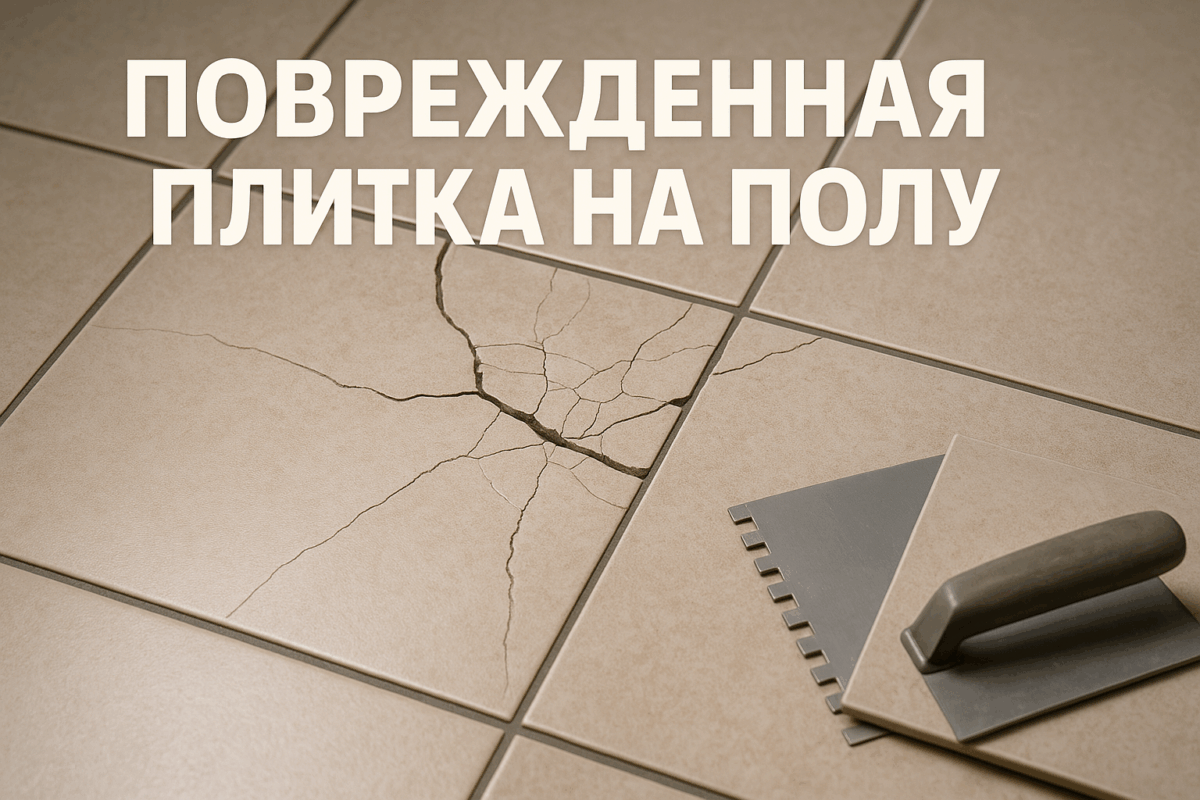    Как заменить поврежденную плитку на полу своими руками Михаил Юрьевич