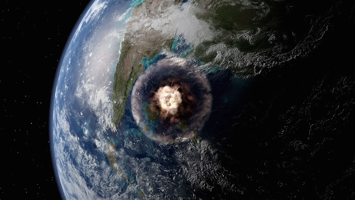 Наиболее точное место удара согласно анимации BBC