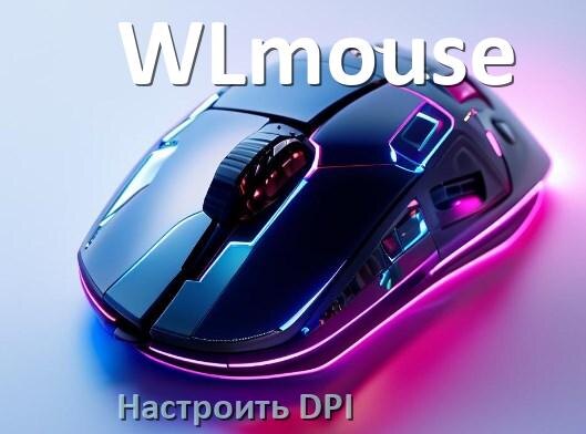 
Как на мышке WLmouse настроить DPI поменять кнопкой и из программы в Windows 11, 10