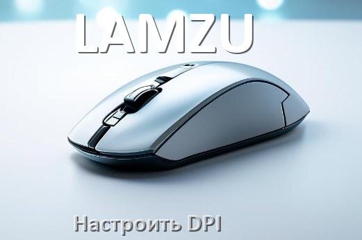
Как на мышке LAMZU настроить DPI поменять кнопкой и из программы в Windows 11, 10