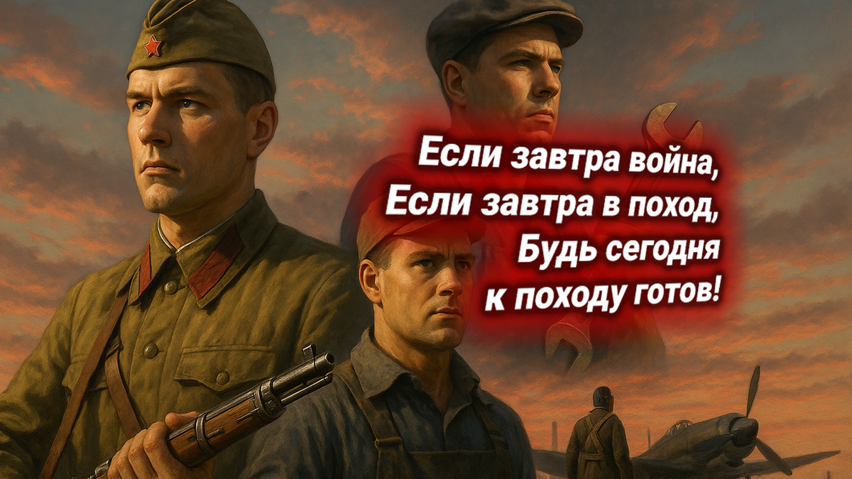 ⚔️ «Если завтра война» — призыв к готовности, громкий и всёобъемлющий. Дмитрий Покрасс, Василий Лебедев-Кумач