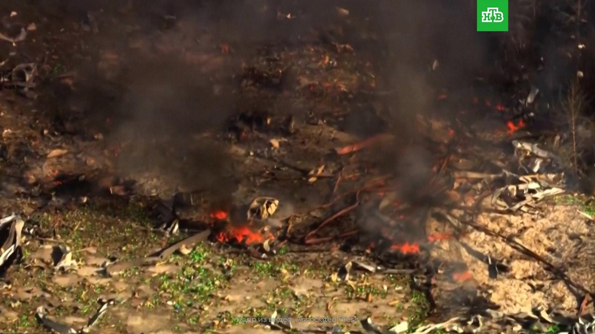    Появились кадры с разрушениями после взрыва на заводе в Теннесси