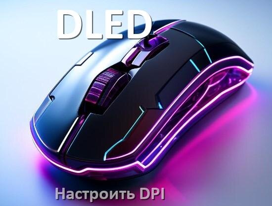 
Как на мышке DLED настроить DPI поменять из программы и кнопкой в Windows 10, 11