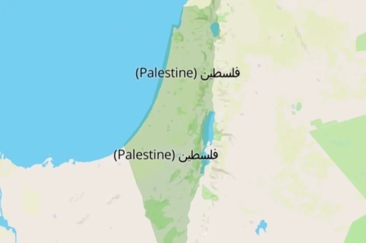    Ассоциация учителей США разослала карту, где на месте Израиля – Палестина