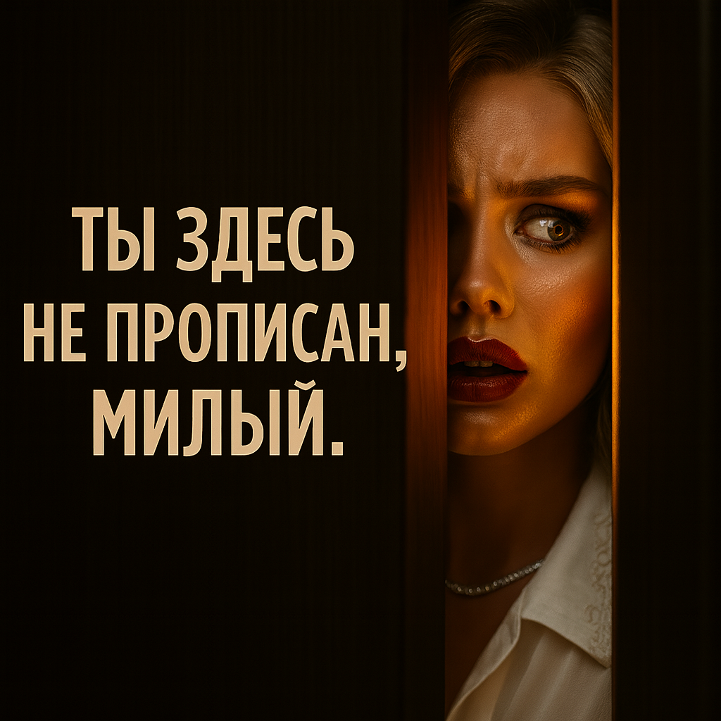 Ты здесь не прописан, милый. Так кто теперь съезжает?