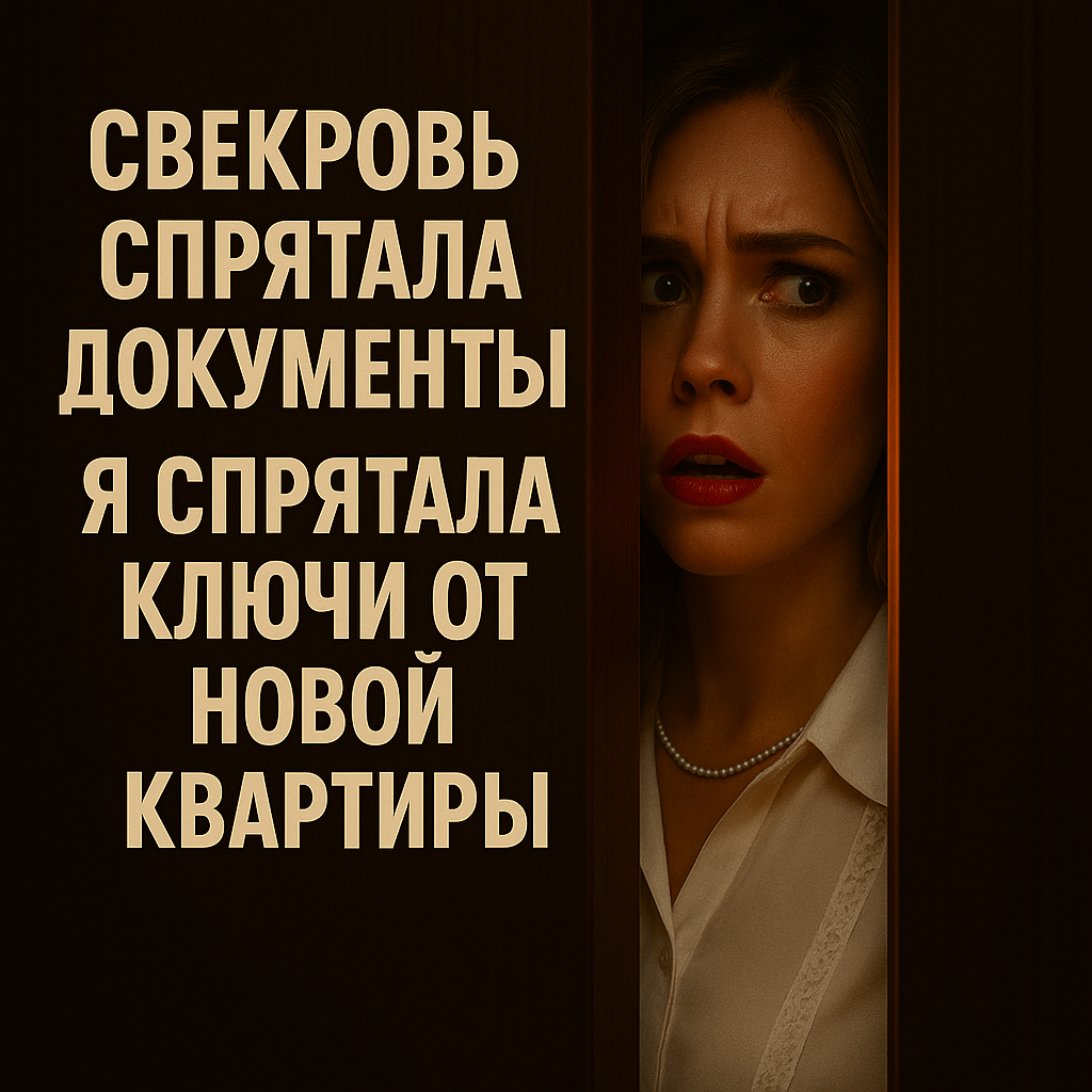 Свекровь спрятала документы. Я спрятала ключи от новой квартиры