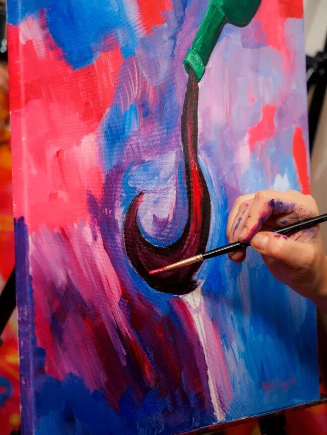Цвета, эмоции и один холст. Так проходит тимбилдинг картина