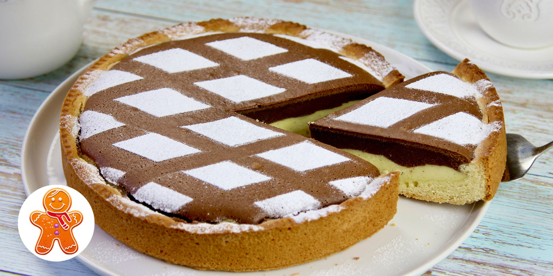 Двухцветный пирог - торт ✧ Красивый и очень вкусный