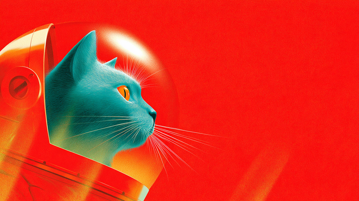 cybernetic cat in a spacesuit, neon lighting, futuristic cyberpunk style, fiber detailing --sref 3748727889 --ar 16:9