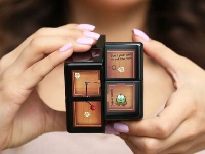    Кубик Рубика превратили в портативную приставку