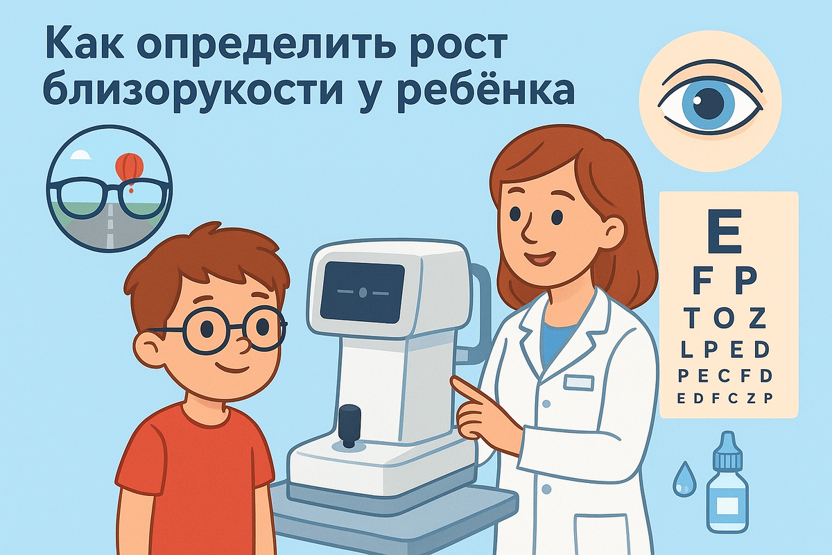 Как определить степень близорукости у ребенка 