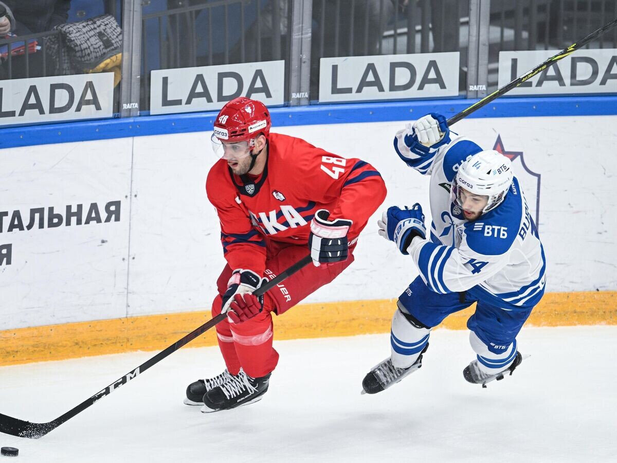    Хоккей. КХЛ. Матч ЦСКА - "Динамо" (Москва)© РИА Новости / Павел Бедняков