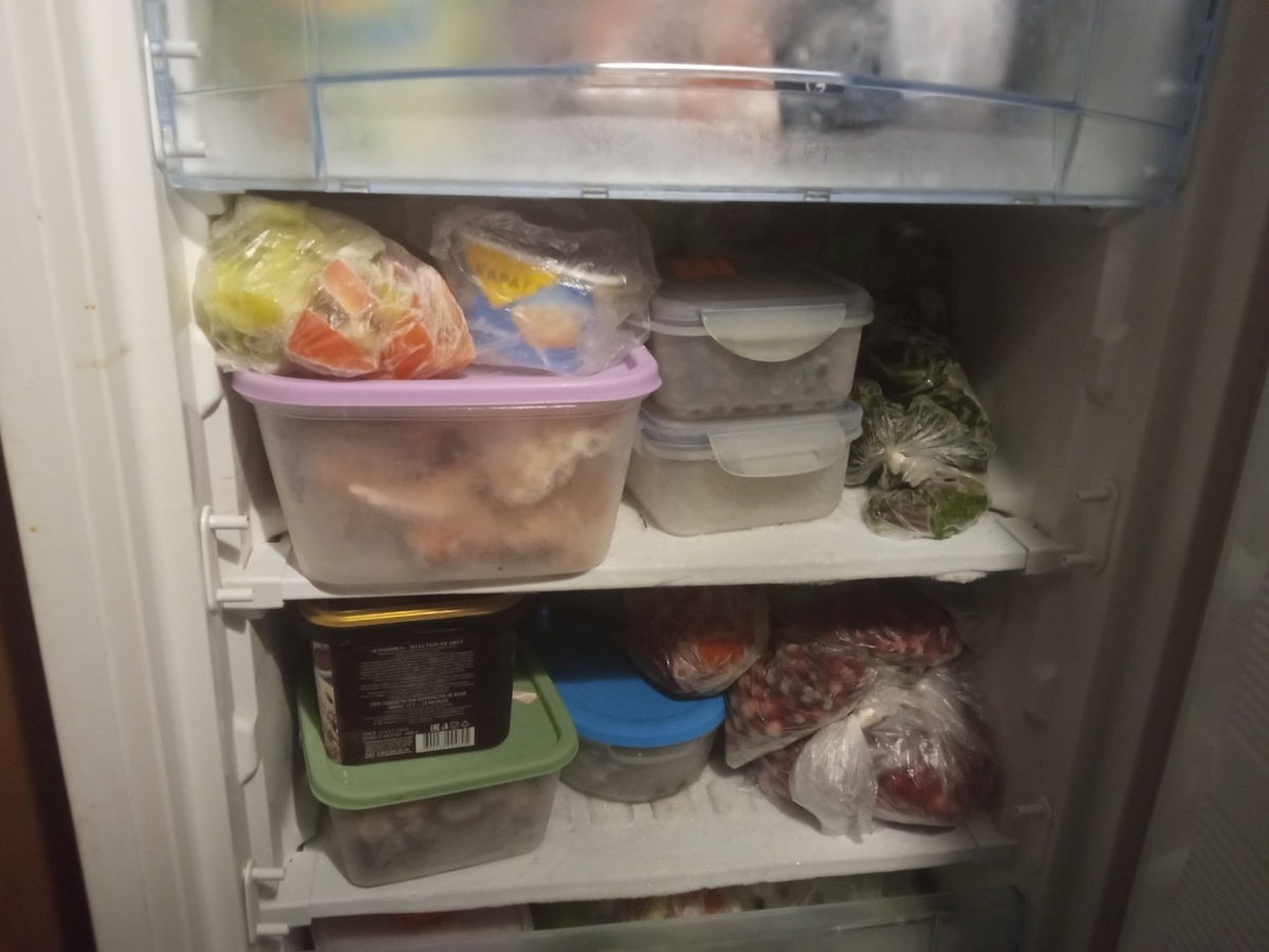 Мой морозильный шкаф.