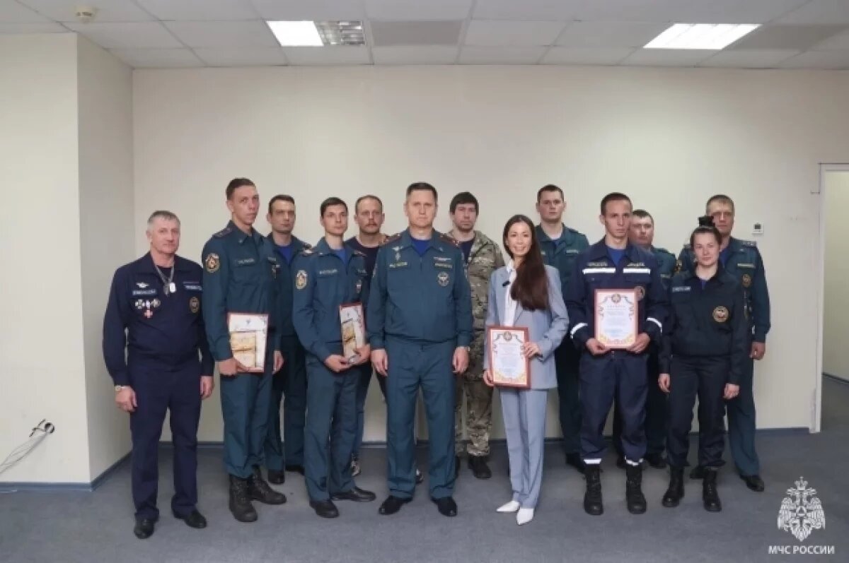    Пожарные и спасатели Воронежа покорили 25 этажей