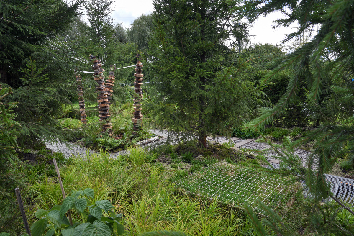 Сад “Исходный код” на фестивале Исторических садов в Царицыно. Фото Михаил Щеглов