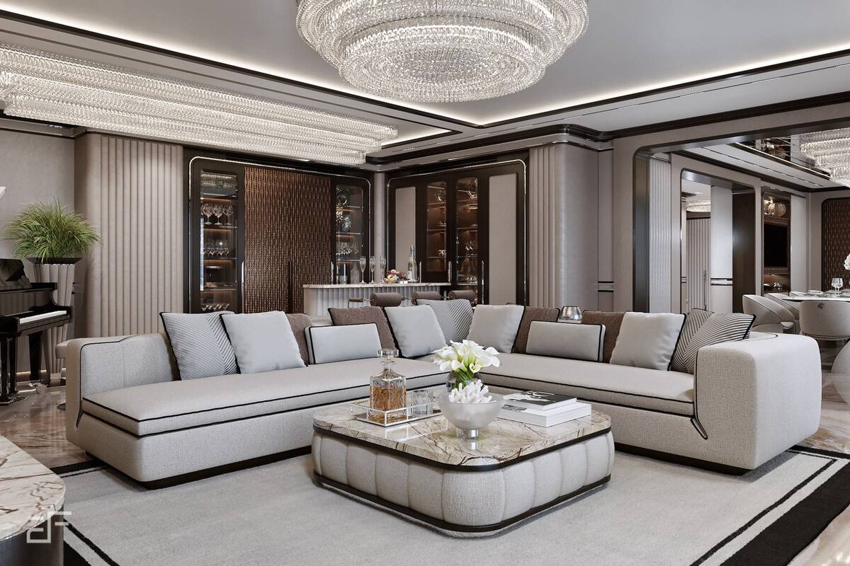 Совмещение уюта и элегантности: Дизайн интерьера столовой-гостиной