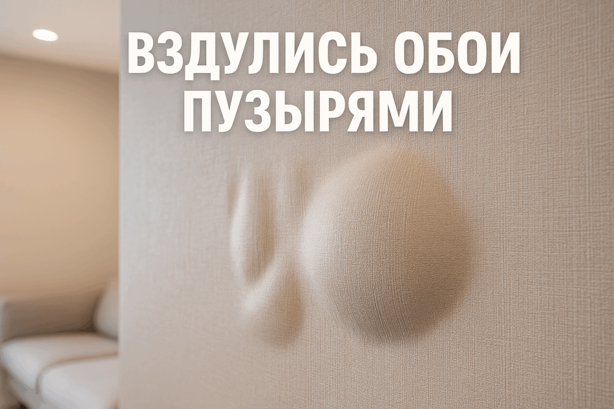   Вздулись обои пузырями — причины и способы устранения Михаил Юрьевич