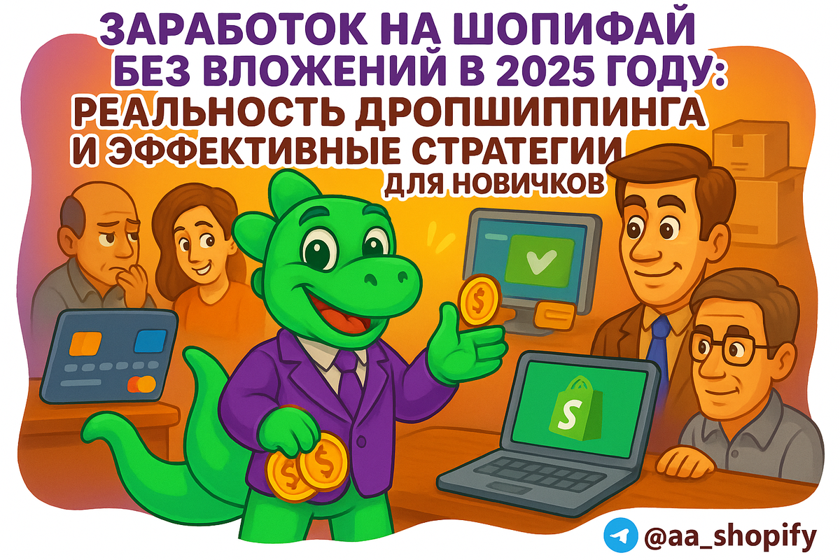    Заработок на Шопифай без вложений в 2025 году: реальность дропшиппинга и эффективные стратегии для новичков aa_ecom