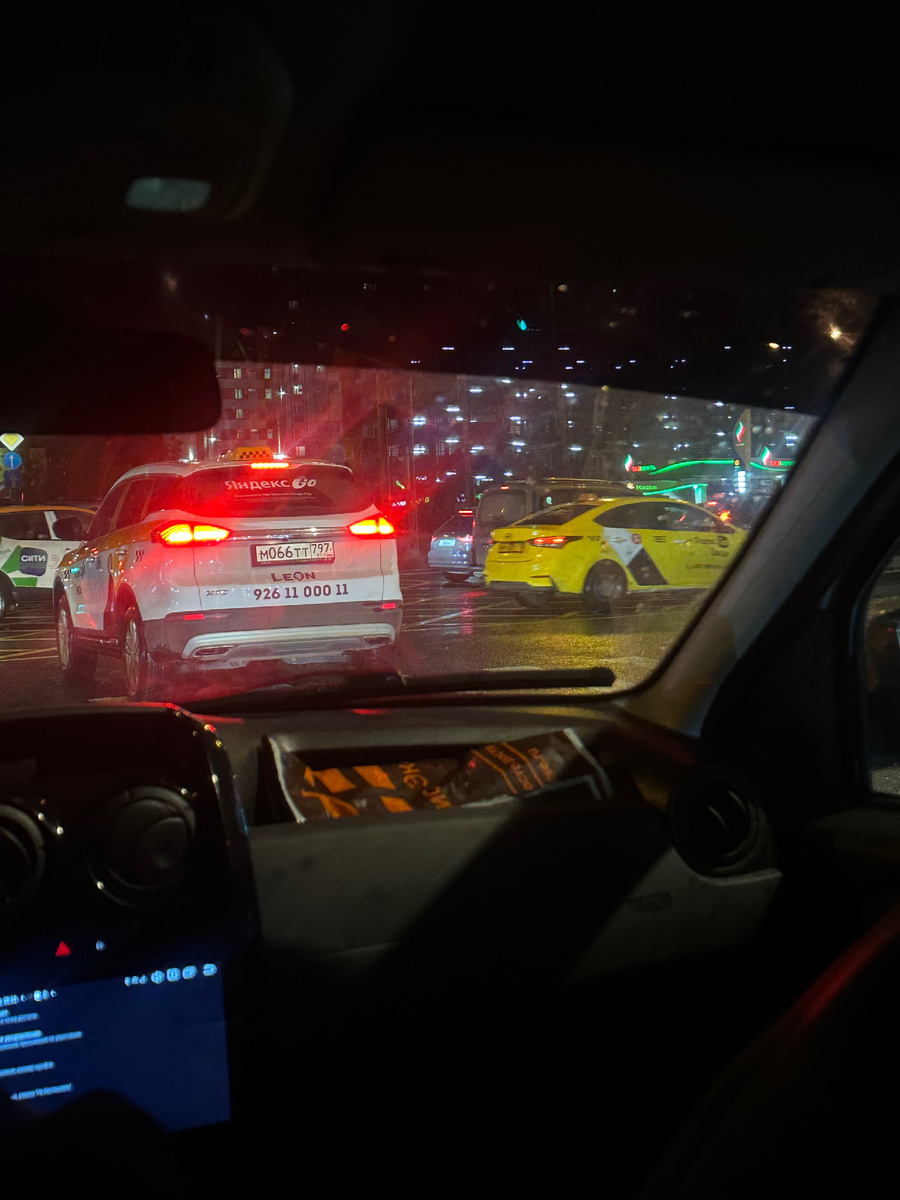 Пробка на выезде из Москвы 