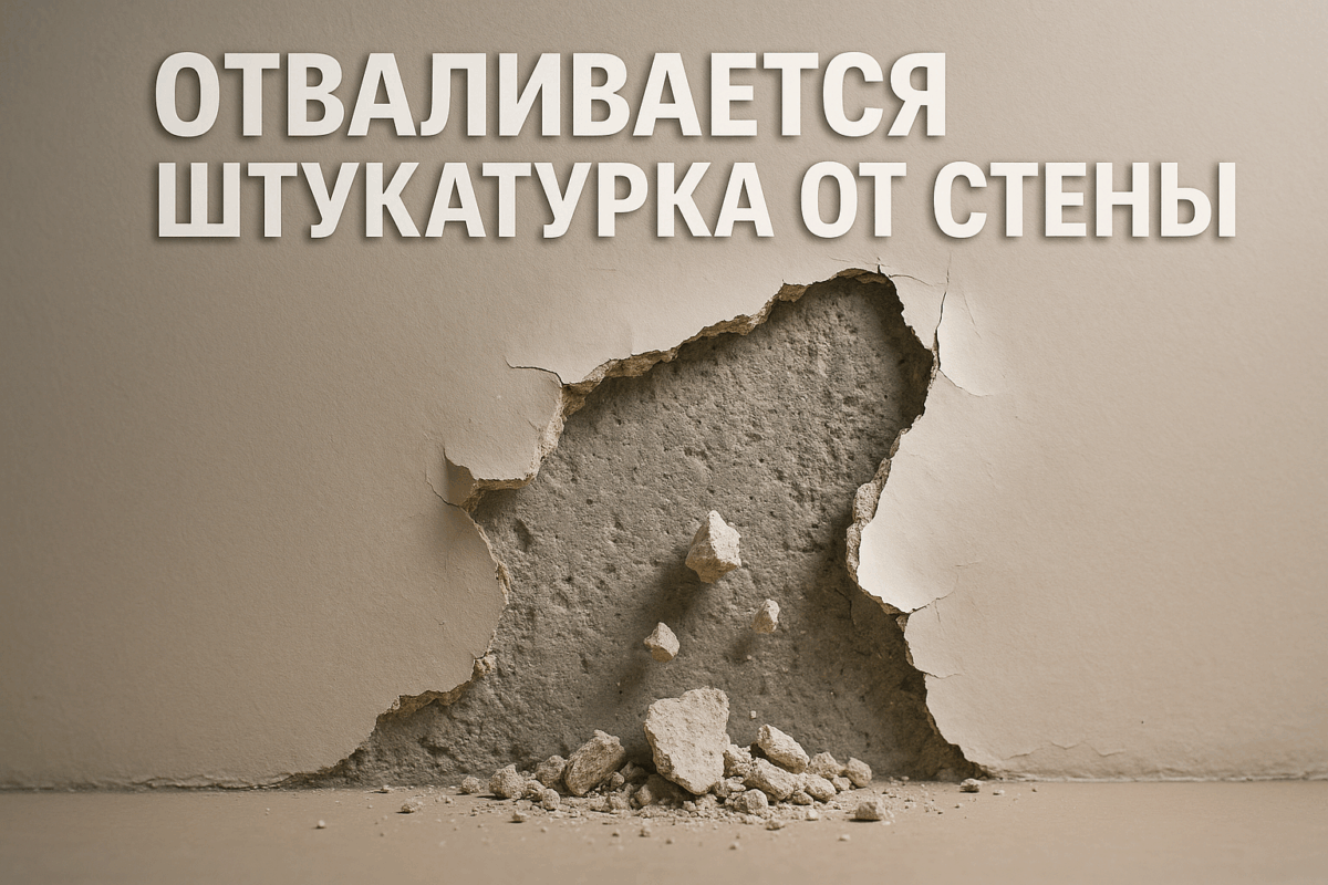    Отваливается штукатурка от стены — что делать Михаил Юрьевич