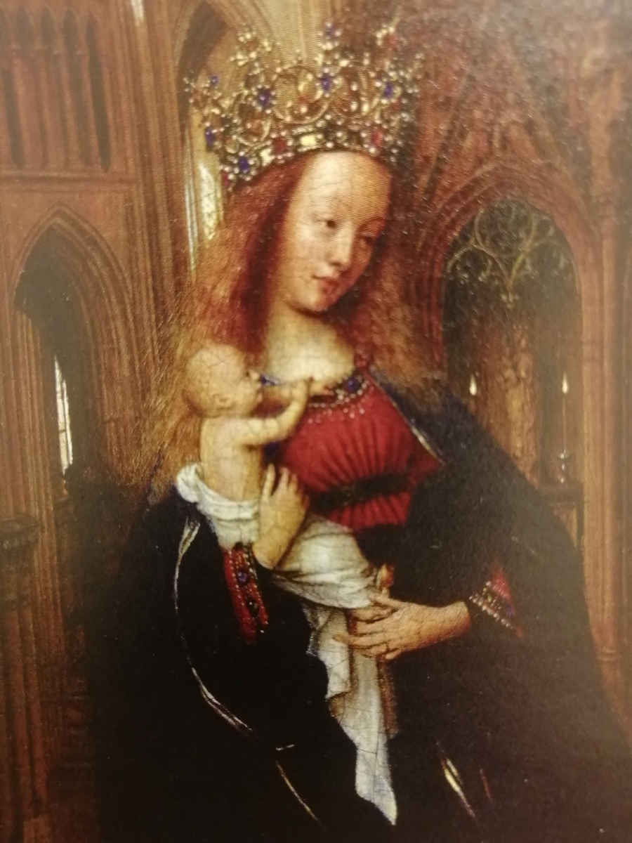 Ян Ван Эйк. "Мадонна в церкви" (1440), масло