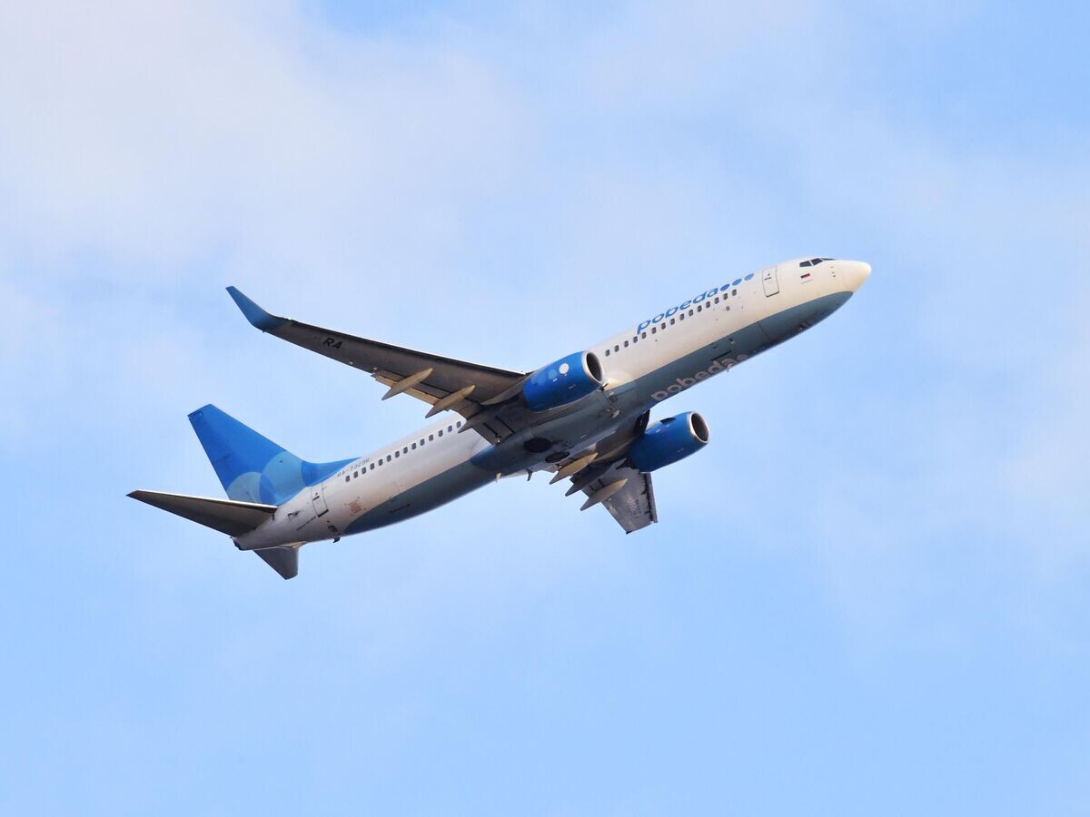    Самолет Boeing 737-800 авиакомпании "Победа"© РИА Новости / Наталья Селиверстова