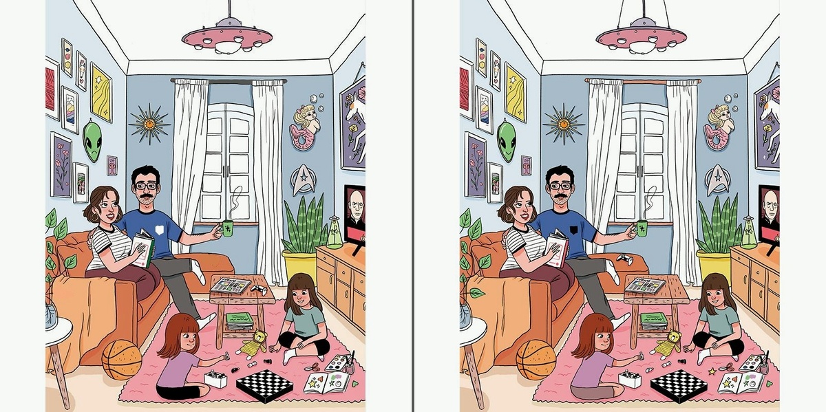 Найдите 11 отличий