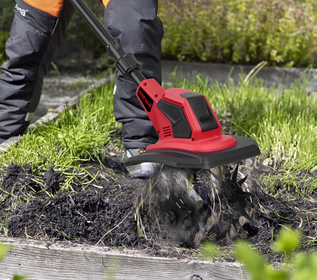 Аккумуляторный электрический культиватор-рыхлитель