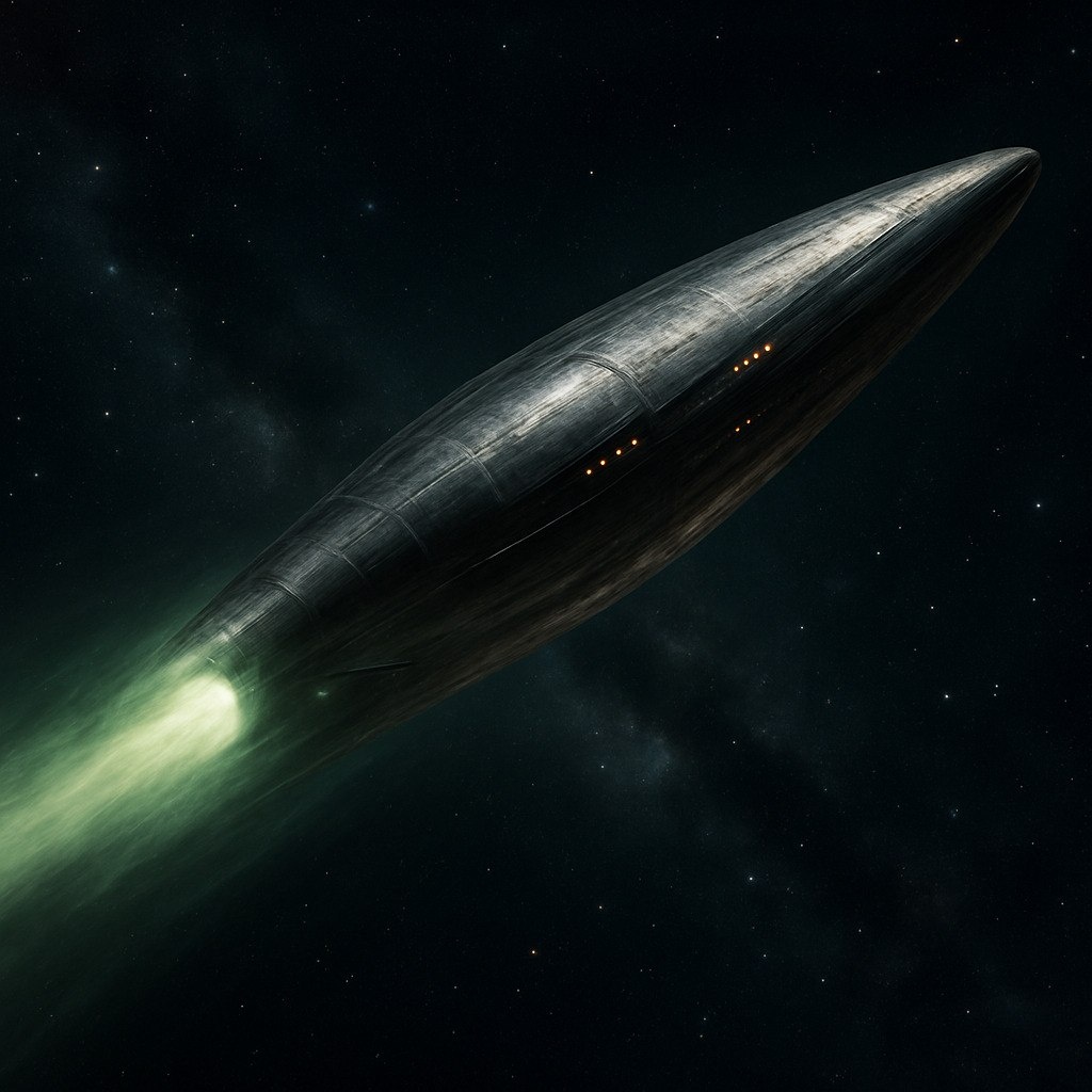 Возможно коммета выглядит так. Вам это тоже напоминает какой-то космический корабль? 