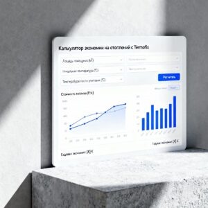    Калькулятор расчета экономии на отоплении при использовании Termofix ДомПроще