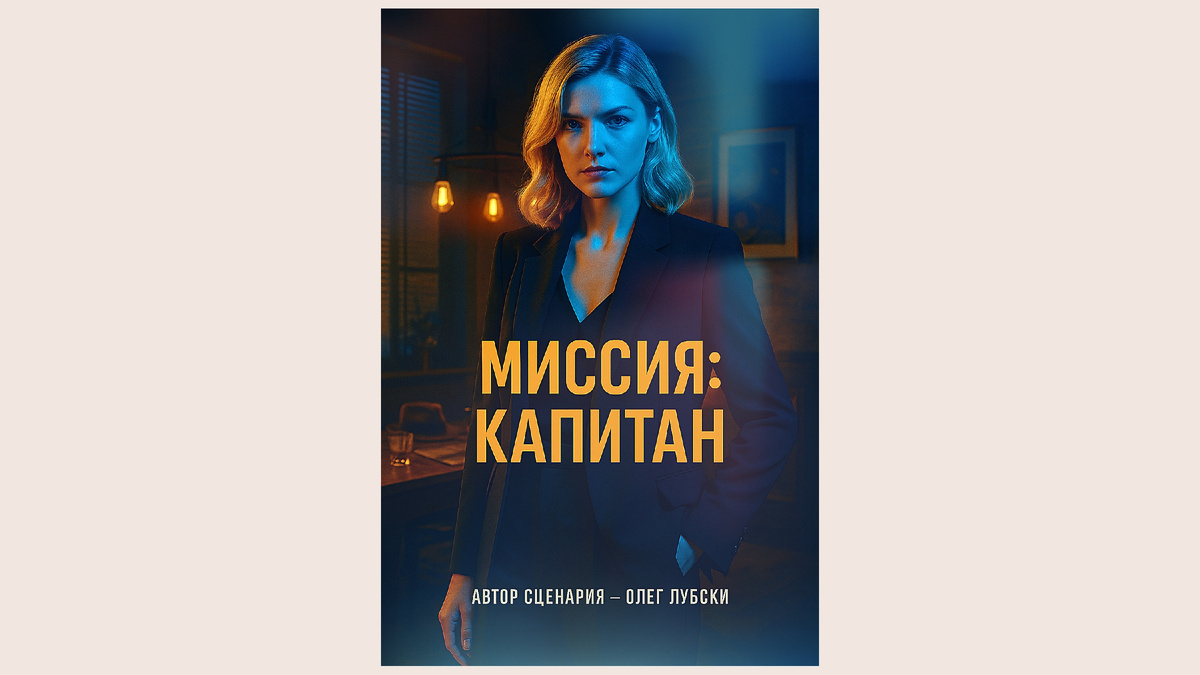 Титульная иллюстрация к статье Олега Лубски ""Миссия: Капитан". Отзыв заказчика на мою сценарную работу" | © авторы коллажа — ChatGPT5+ и Олег Лубски 2025