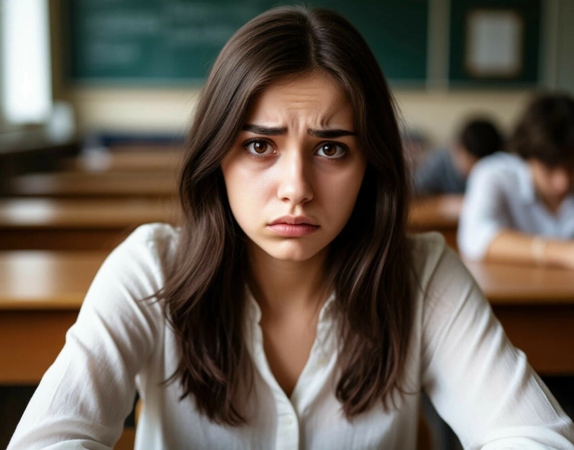 Главной героине было в школе нелегко