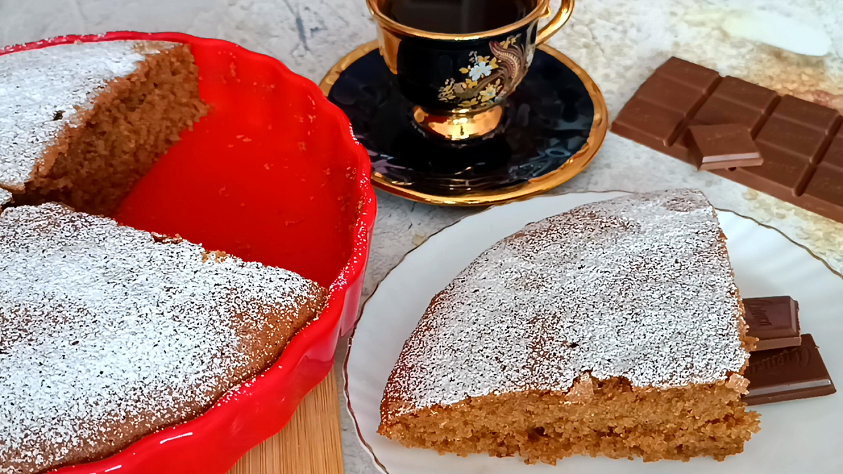 ⭐ Кофейный пирог на кефире - Супер кофейно и вкусно!