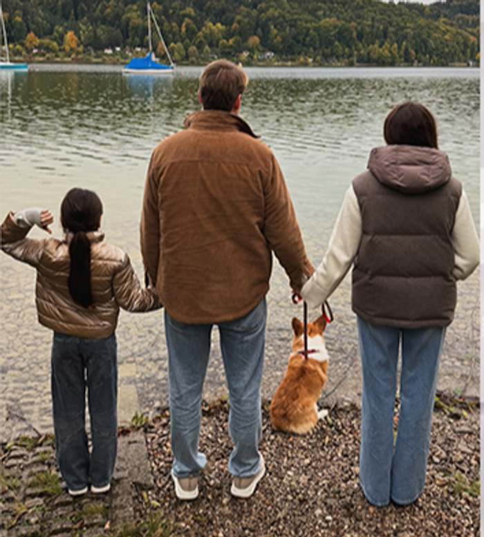    Алексей Воробьёв с семьей. Фото: Instagram (Запрещён в РФ) @mr.alexsparrow