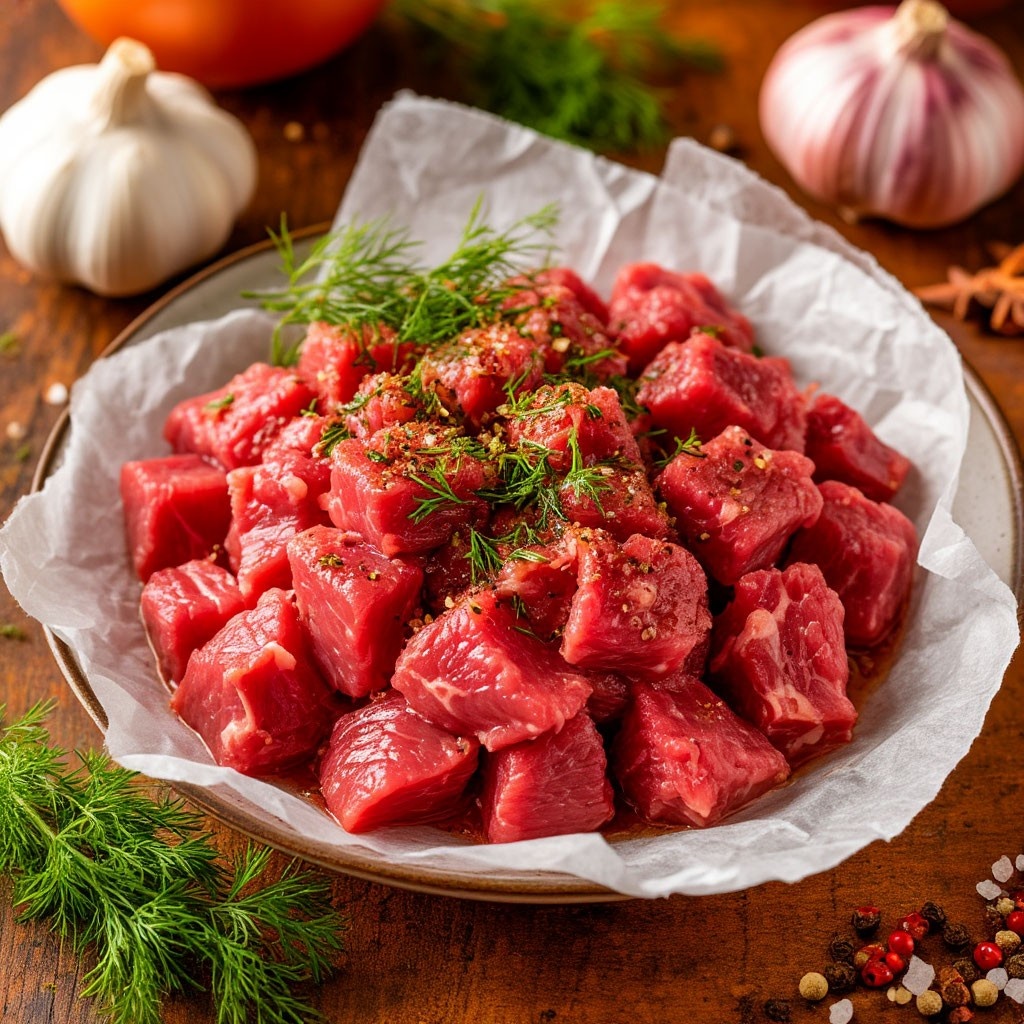 Шаг 1: Подготовка фарша: