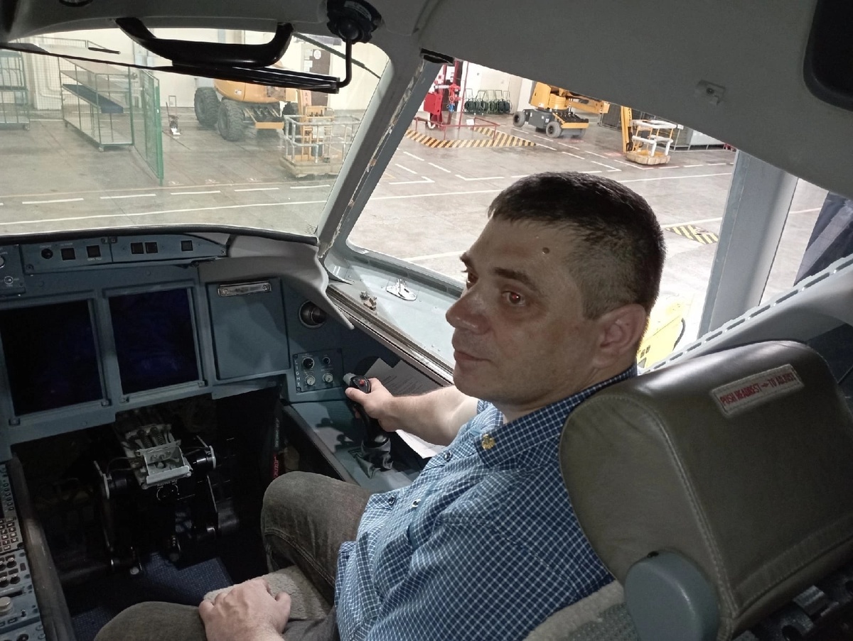 Сергей Хахин о небе мечтал с детства. 