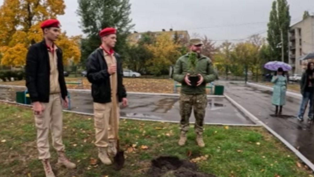    «Гагаринский сад» заложили в 50-ой школе города Курска