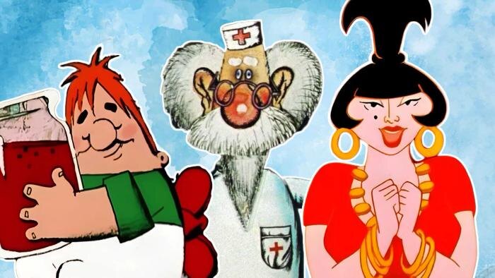 Какие персонажи советских мультфильмов срисованы с реальных прототипов? Обложка © RuTube / Enchanted Encounters, © RuTube / МультКульт, © RuTube / Fabulous Fashions, © Freepik