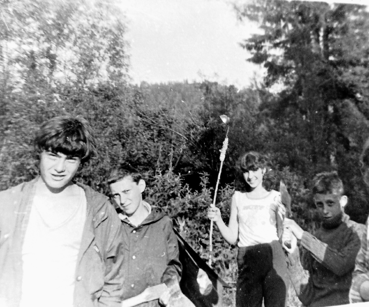 Школьный поход с палатками в 1984 году